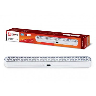 Светильник светодиодный аварийный СБА 1094-60DC 60LED 2.2Ah lithium battery DC IN HOME