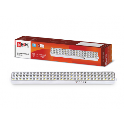 Светильник светодиодный аварийный СБА 1098-90DC 90 LED 2.2Ah lithium battery DC IN HOME