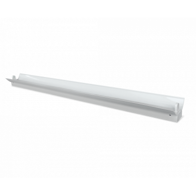 Светильник под светодиодную лампу SPO-101-1R 1хLED-T8-1200 G13 230В IP20 1200мм с рефлектором IN HOME
