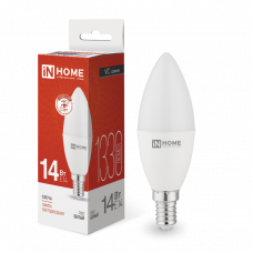 Лампа светодиодная LED-СВЕЧА-VC 14Вт E14 4000К 1330лм IN HOME