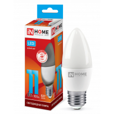 Лампа светодиодная LED-СВЕЧА-VC 11Вт 230В Е27 4000К 1050Лм IN HOME