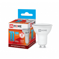 Лампа светодиодная LED-JCDRC-VC 11Вт 230В GU10 4000К 990Лм IN HOME Лампа светодиодная LED-JCDRC-VC 11Вт 230В GU10 4000К 990Лм IN HOME