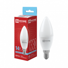 Лампа светодиодная LED-СВЕЧА-VC 14Вт E14 6500К 1330лм IN HOME
