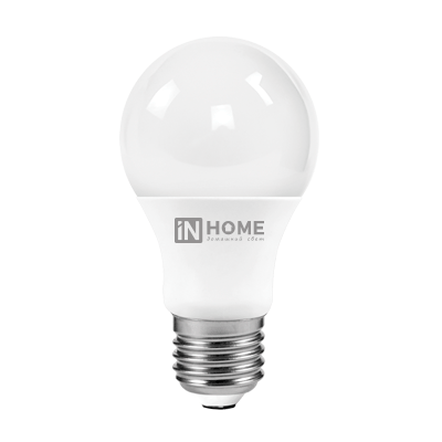 Лампа светодиодная LED-A60-VC 10Вт 230В Е27 3000К 950Лм IN HOME